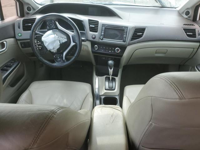 2HGFB2F99CH504988 - 2012 HONDA CIVIC EXL WHITE photo 8