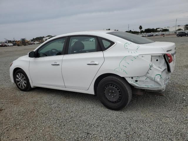 3N1AB7AP8KY417848 - 2019 NISSAN SENTRA S თეთრი ფოტო 2