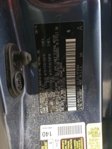 5TDJK3DC5FS117535 - 2015 TOYOTA SIENNA LE Կապույտ լուսանկար 13