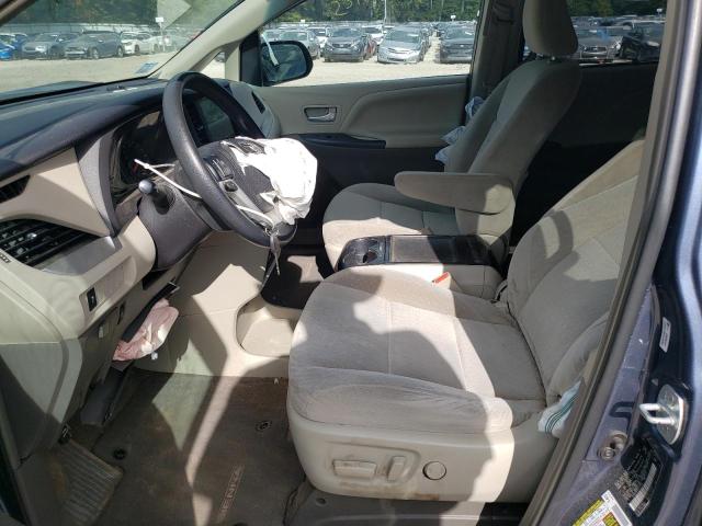 5TDJK3DC5FS117535 - 2015 TOYOTA SIENNA LE Կապույտ լուսանկար 7