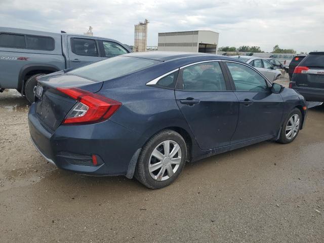 19XFC2F60KE034555 - 2019 HONDA CIVIC LX BLUE photo 3