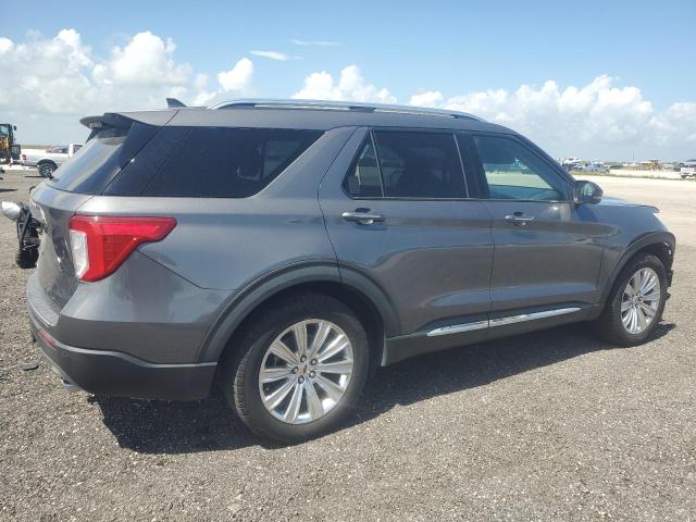 1FMSK7FH6MGB93398 - 2021 FORD EXPLORER LIMITED GRAY photo 3