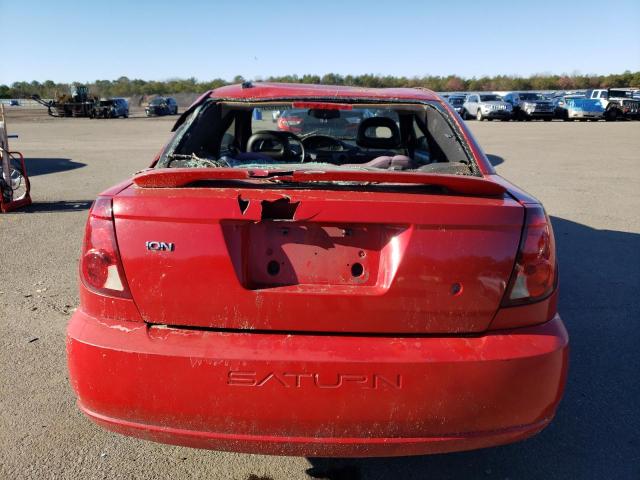 1G8AN18F76Z152893 - 2006 SATURN ION LEVEL 2 RED photo 6