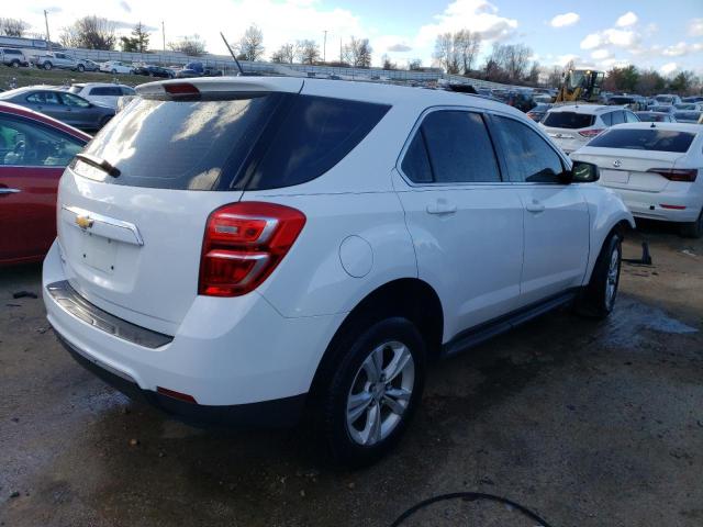 2GNALBEK1H1614502 - 2017 CHEVROLET EQUINOX LS WHITE photo 3