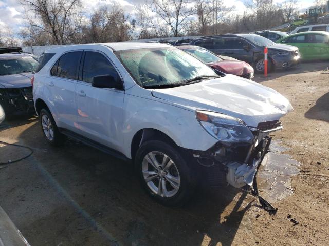 2GNALBEK1H1614502 - 2017 CHEVROLET EQUINOX LS WHITE photo 4