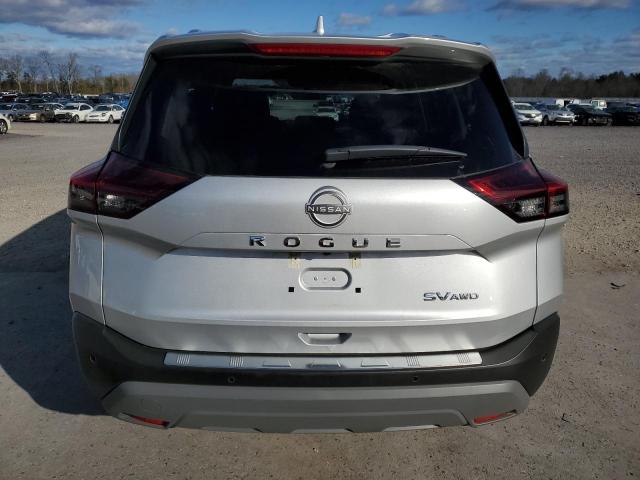 5N1BT3BB1PC850210 - 2023 NISSAN ROGUE SV SILVER photo 6