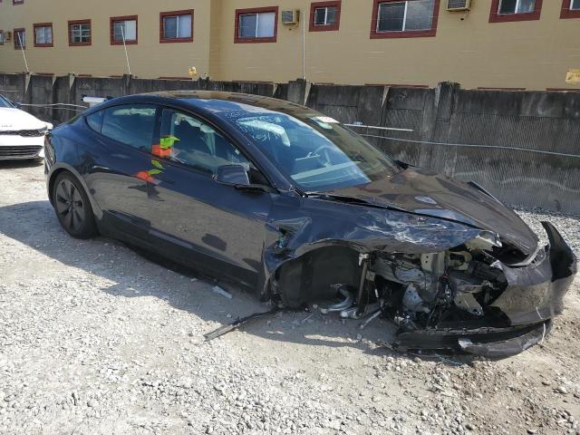 5YJ3E1EA3SF050465 - 2025 TESLA MODEL 3 ნაცრისფერი ფოტო 4