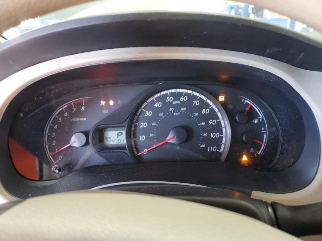 5TDKK3DC8BS117026 - 2011 TOYOTA SIENNA LE გრაფიტი ფოტო 9