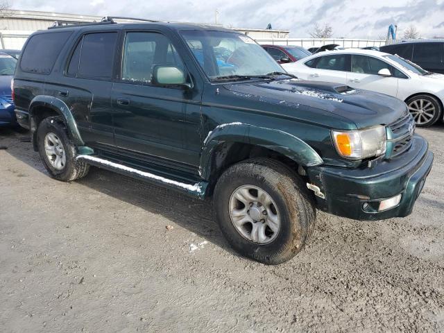 JT3GN86R410181548 - 2001 TOYOTA 4RUNNER SR5 GREEN photo 4