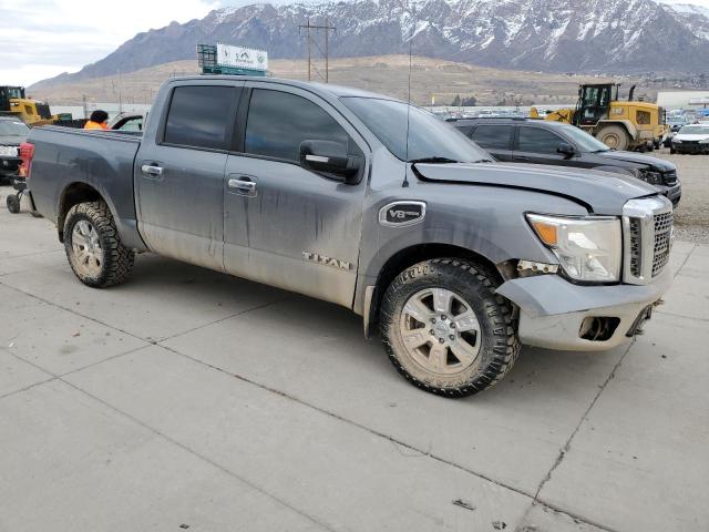 1N6AA1EJ5HN563906 - 2017 NISSAN TITAN S GRAY photo 4