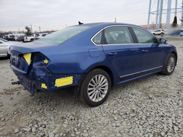 1VWBT7A37GC052510 - 2016 VOLKSWAGEN PASSAT SE BLUE photo 3