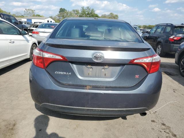 2T1BURHE0FC304431 - 2015 TOYOTA COROLLA L BLUE photo 6