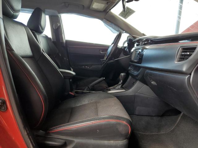 2T1BURHE8GC529584 - 2016 TOYOTA COROLLA L RED photo 7