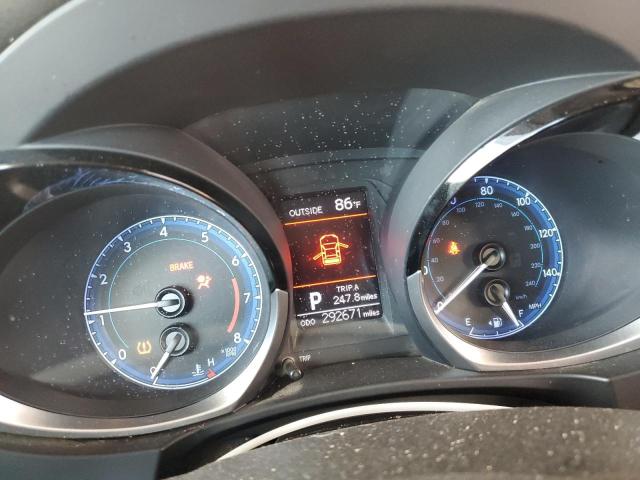 2T1BURHE8GC529584 - 2016 TOYOTA COROLLA L RED photo 9