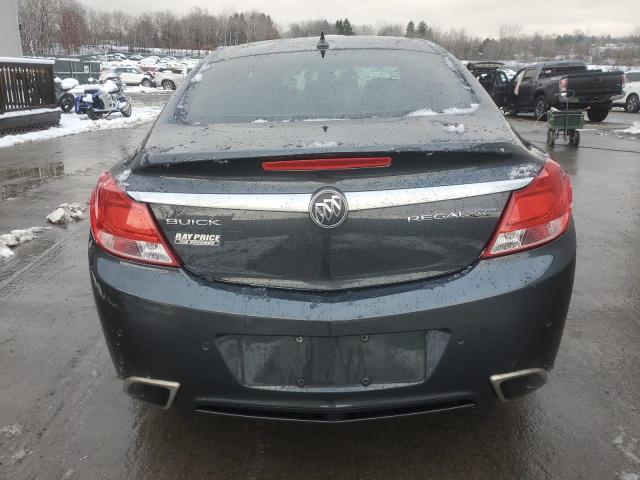 2G4GV5GV9D9225216 - 2013 BUICK REGAL GS CHARCOAL photo 6