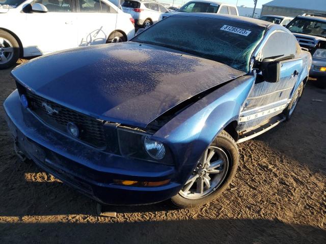 1ZVHT80N985188260 - 2008 FORD MUSTANG BLUE photo 1