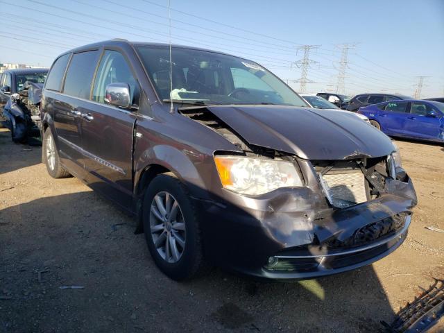 2C4RC1CG7ER455602 - 2014 CHRYSLER TOWN & COU TOURING L GRAY photo 4