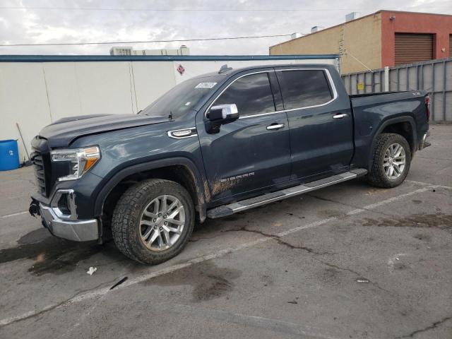 3GTU9DED4MG143335 - 2021 GMC SIERRA K1500 SLT BLUE photo 1