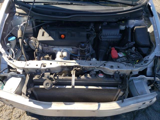19XFB2F58CE344044 - 2012 HONDA CIVIC LX ვერცხლისფერი ფოტო 11