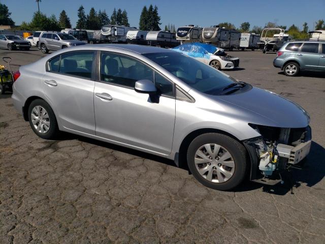19XFB2F58CE344044 - 2012 HONDA CIVIC LX ვერცხლისფერი ფოტო 4