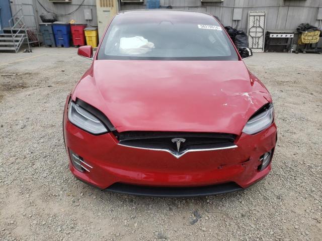 5YJXCBE24MF324376 - 2021 TESLA MODEL X RED photo 5