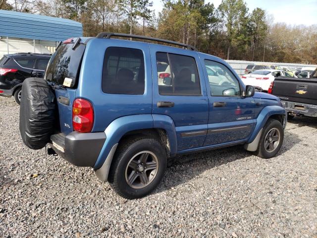 1J4GL48K04W176790 - 2004 JEEP LIBERTY SPORT BLUE photo 3