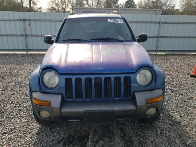 1J4GL48K04W176790 - 2004 JEEP LIBERTY SPORT BLUE photo 5