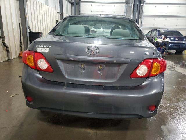 1NXBU4EE9AZ365632 - 2010 TOYOTA COROLLA BASE GRAY photo 6