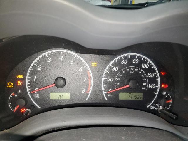 1NXBU4EE9AZ365632 - 2010 TOYOTA COROLLA BASE GRAY photo 9