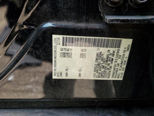 1N4AA5AP1EC915090 - 2014 NISSAN MAXIMA S BLACK photo 12