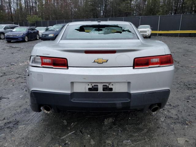 2G1FB1E37F9115506 - 2015 CHEVROLET CAMARO LS SILVER photo 6