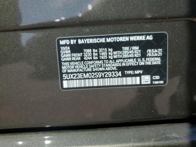 5UX23EM02S9Y29334 - 2025 BMW X7 XDRIVE40I GREEN photo 14