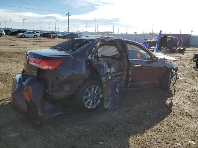 3LNHL2JC0CR829813 - 2012 LINCOLN MKZ MAROON photo 3