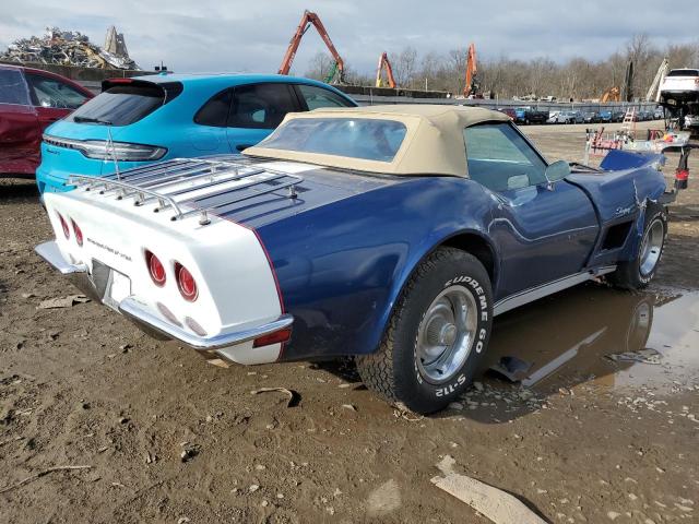 1Z672S526536 - 1972 CHEVROLET CORVETTE BLUE photo 3