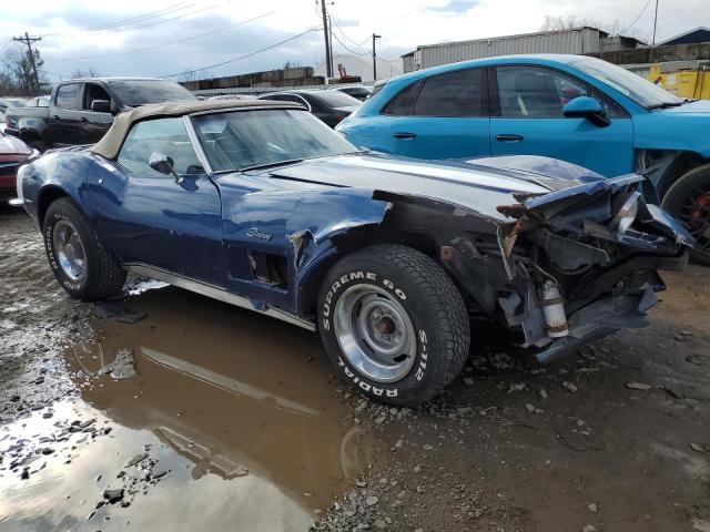 1Z672S526536 - 1972 CHEVROLET CORVETTE BLUE photo 4