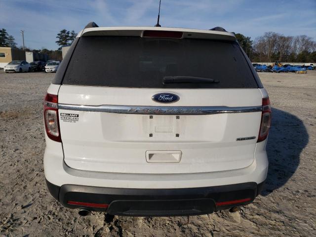 1FM5K7B87EGB22523 - 2014 FORD EXPLORER WHITE photo 6