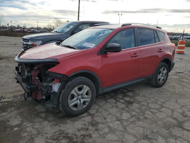 2T3ZFREV5EW087170 - 2014 TOYOTA RAV4 LE RED photo 1