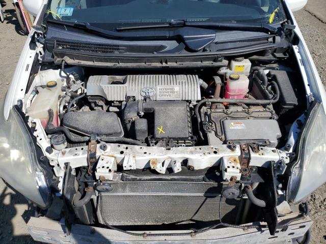 JTDKN3DU8A1001093 - 2010 TOYOTA PRIUS WHITE photo 11