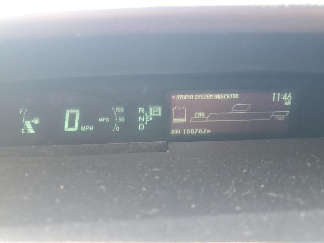 JTDKN3DU8A1001093 - 2010 TOYOTA PRIUS WHITE photo 9