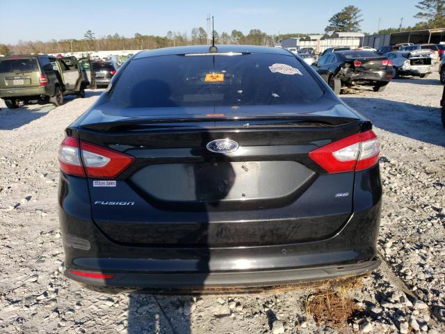 3FA6P0H77GR159850 - 2016 FORD FUSION SE BLACK photo 6