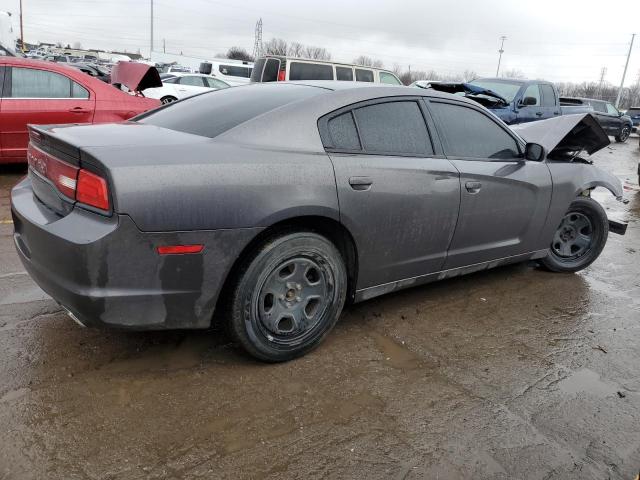 2C3CDXBG9EH325726 - 2014 DODGE CHARGER SE GRAY photo 3