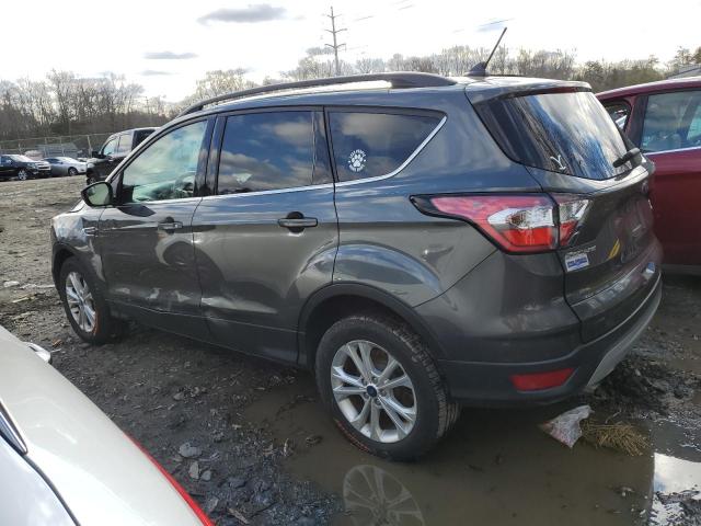 1FMCU9GDXJUA79942 - 2018 FORD ESCAPE SE GRAY photo 2