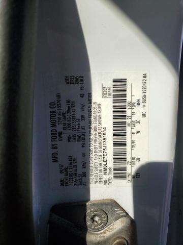 NM0LE7E75J1351914 - 2018 FORD TRANSIT CO XL WHITE photo 13