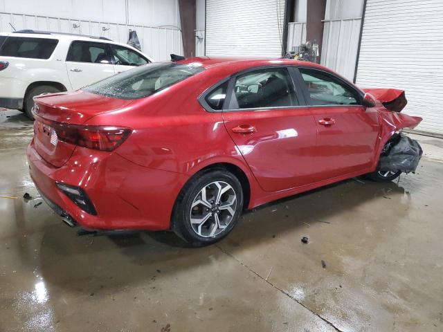 3KPF24AD1KE037355 - 2019 KIA FORTE FE RED photo 3