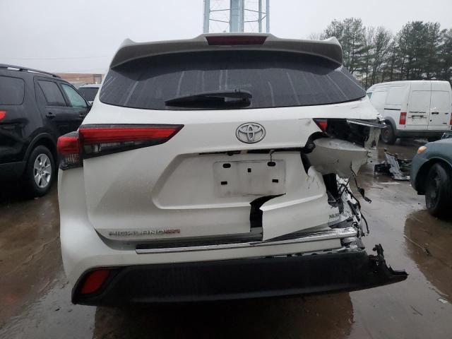 5TDHZRBH6LS522472 - 2020 TOYOTA HIGHLANDER XLE WHITE photo 6