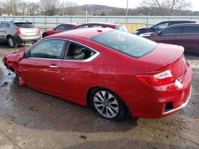 1HGCT1B86EA006854 - 2014 HONDA ACCORD EXL RED photo 2