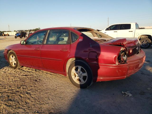 2G1WH52KX59196226 - 2005 CHEVROLET IMPALA LS RED photo 2