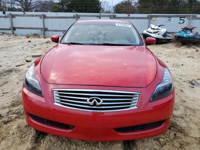 JNKCV64F99M650563 - 2009 INFINITI G37 RED photo 5