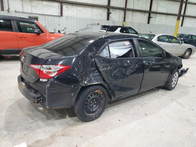 2T1BURHEXGC552316 - 2016 TOYOTA COROLLA L BLACK photo 3