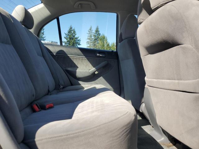 2HGES16515H511813 - 2005 HONDA CIVIC LX SILVER photo 10